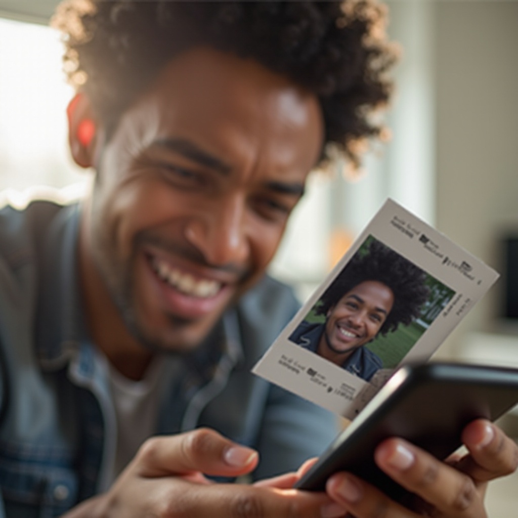 id.me says phone doesnt recognize photograph