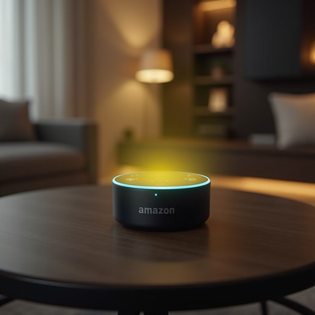 co to znaczy, gdy twoja Alexa jest żółta