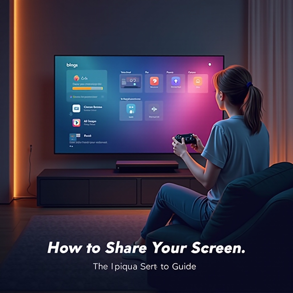 jak sdílet obrazovku na PS5