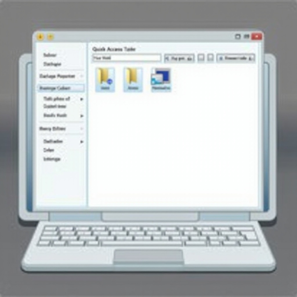 добавить рабочий стол в быстрый доступ Windows 11