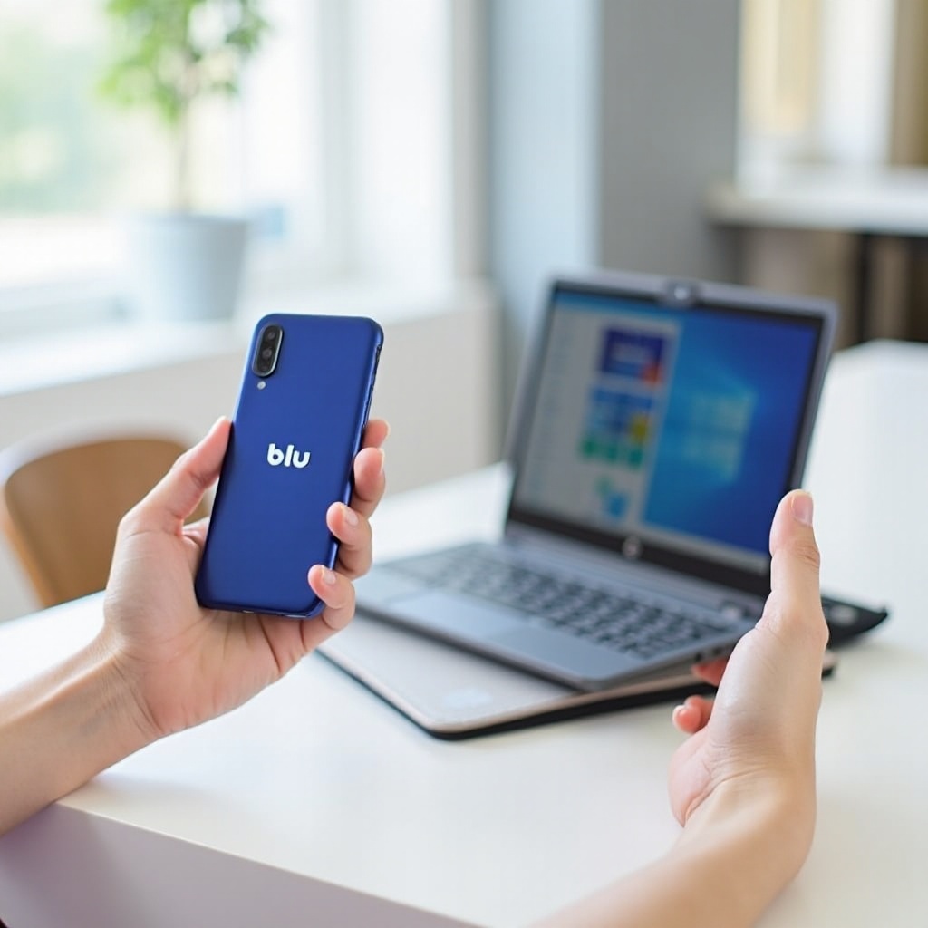 cum să conectez telefonul meu blu g33 la Chromebook