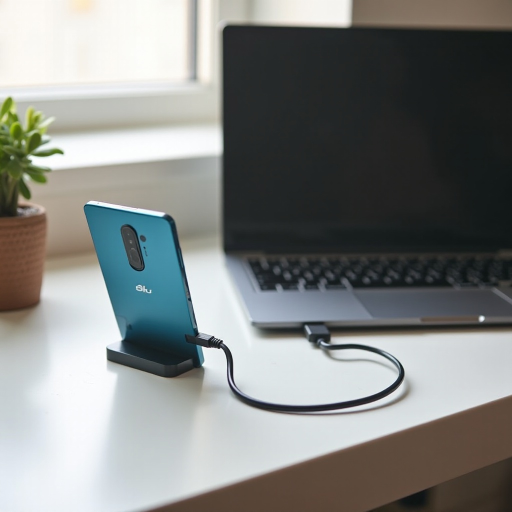 كيفية توصيل هاتف blu g33 الخاص بي بـ Chromebook