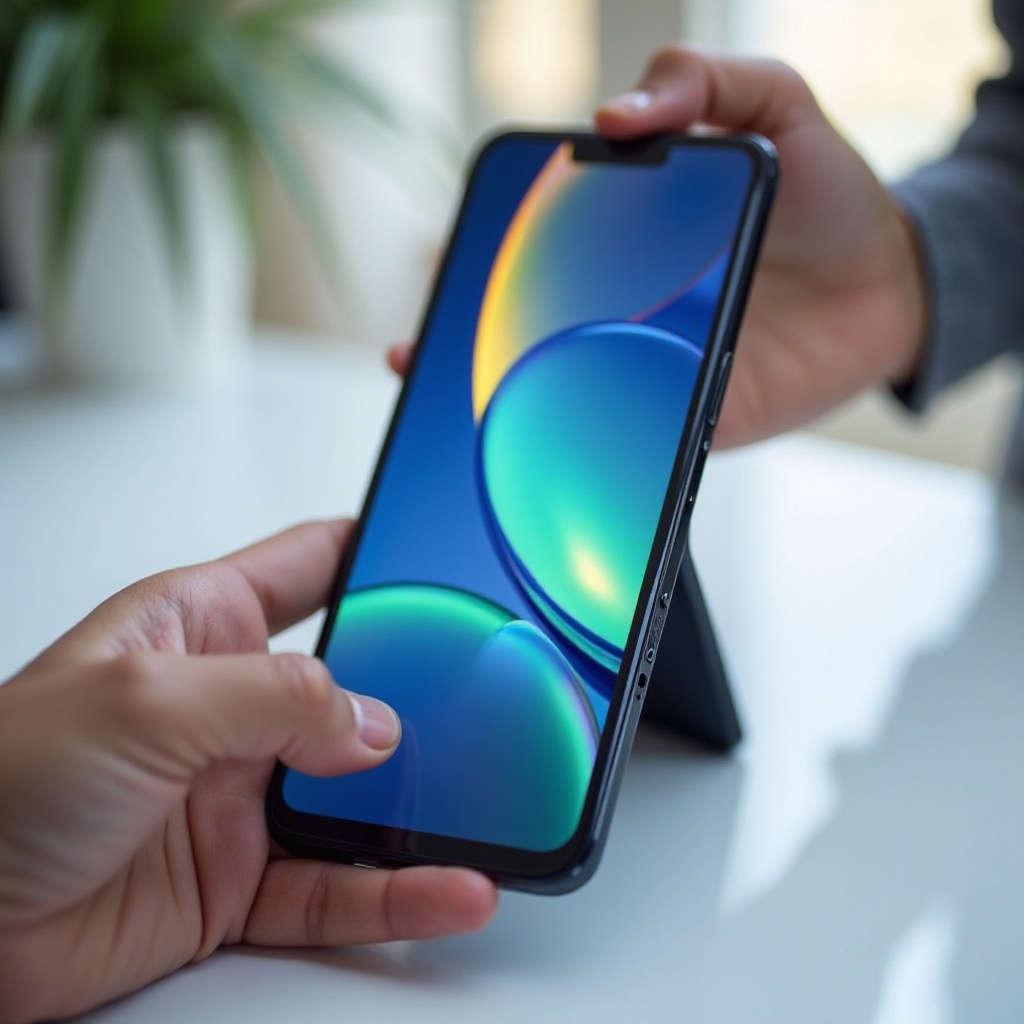 usamobile warp light على هاتف قابل للطي