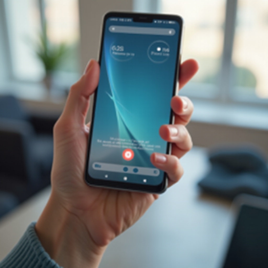 aplikace pro Android klepněte na akci telefonu