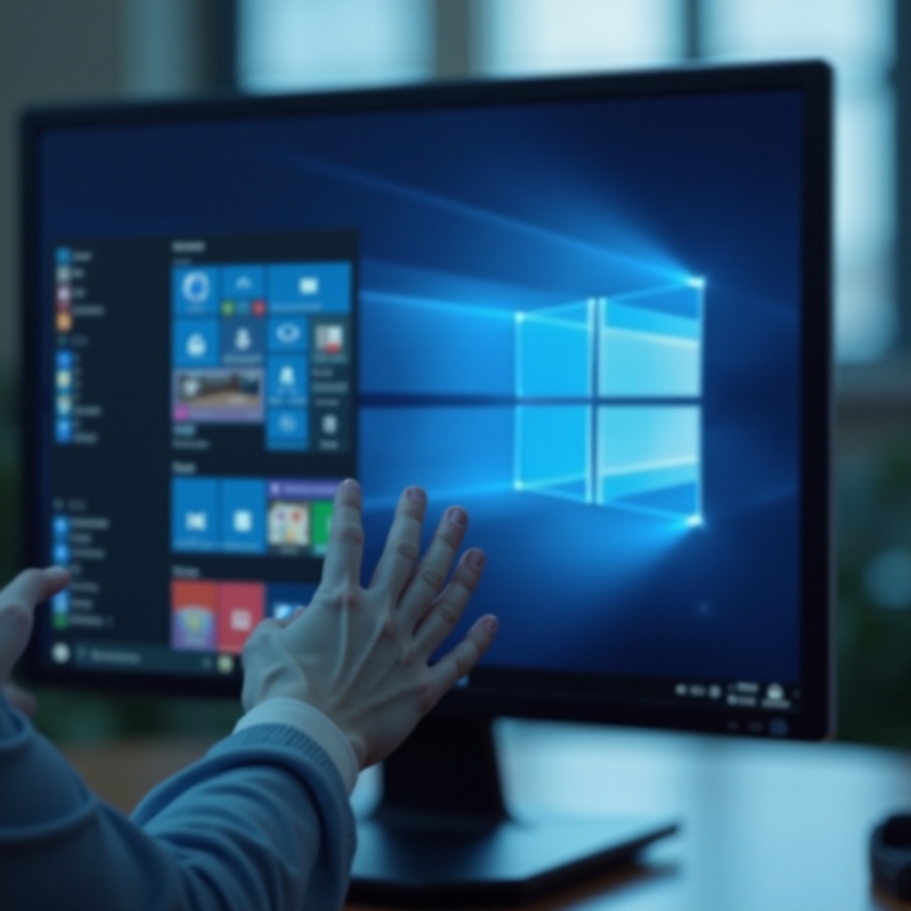 потерял меню пуск в Windows 10