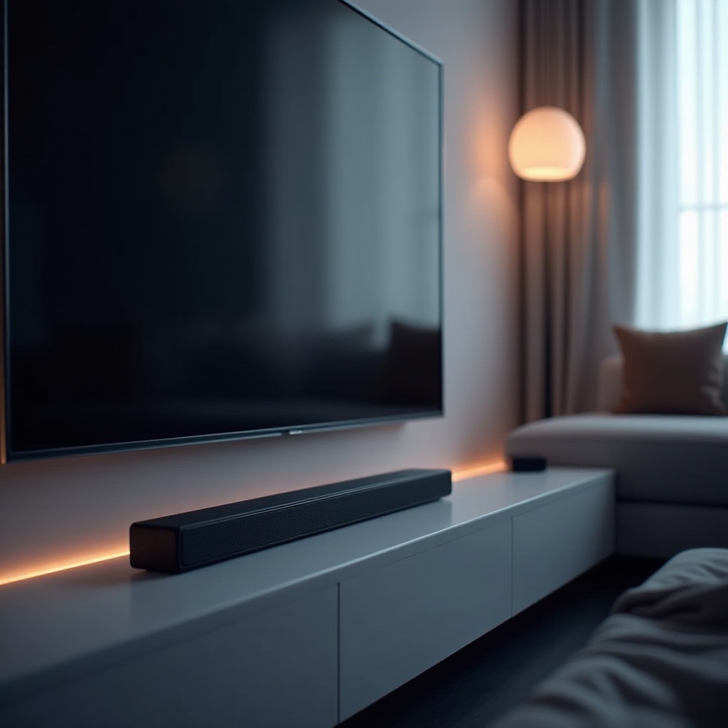 свържете саундбара с проектора