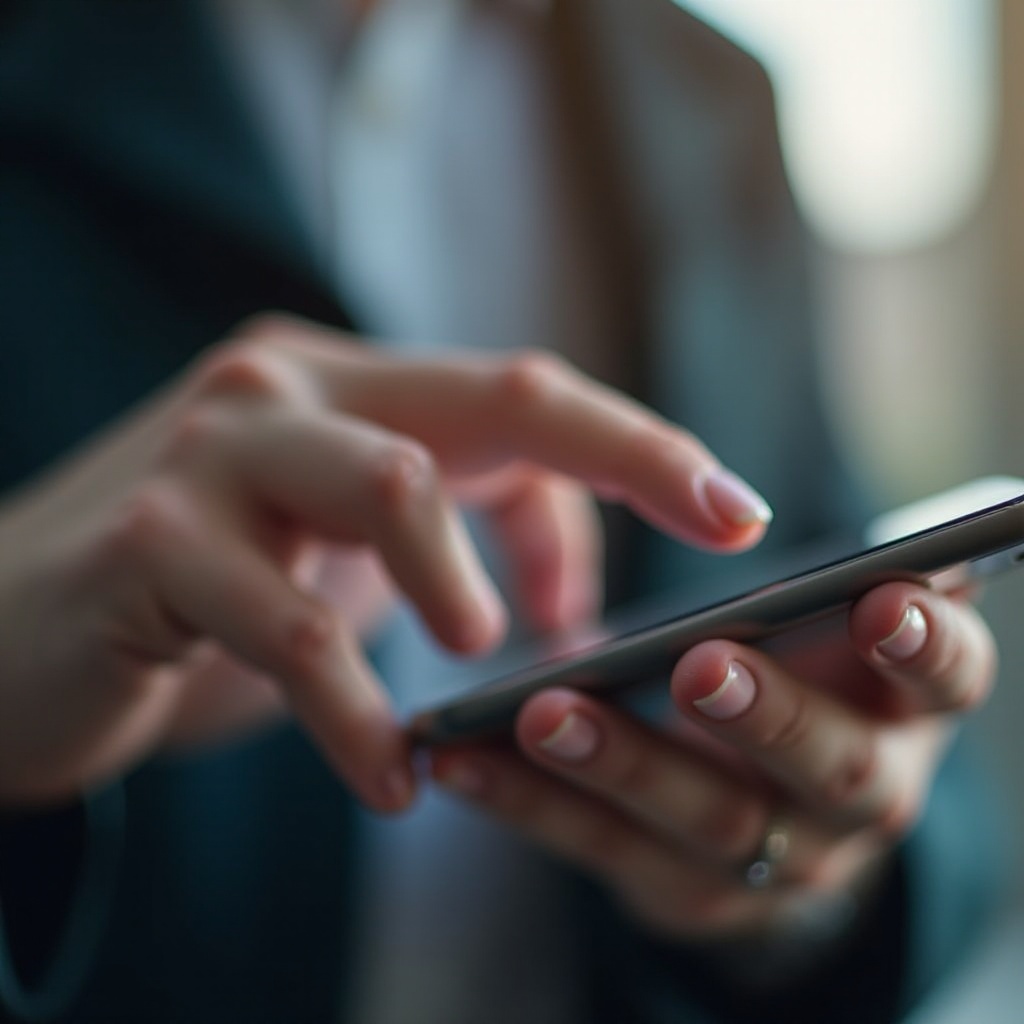 تطبيق أندرويد اضغط على الهاتف إجراء