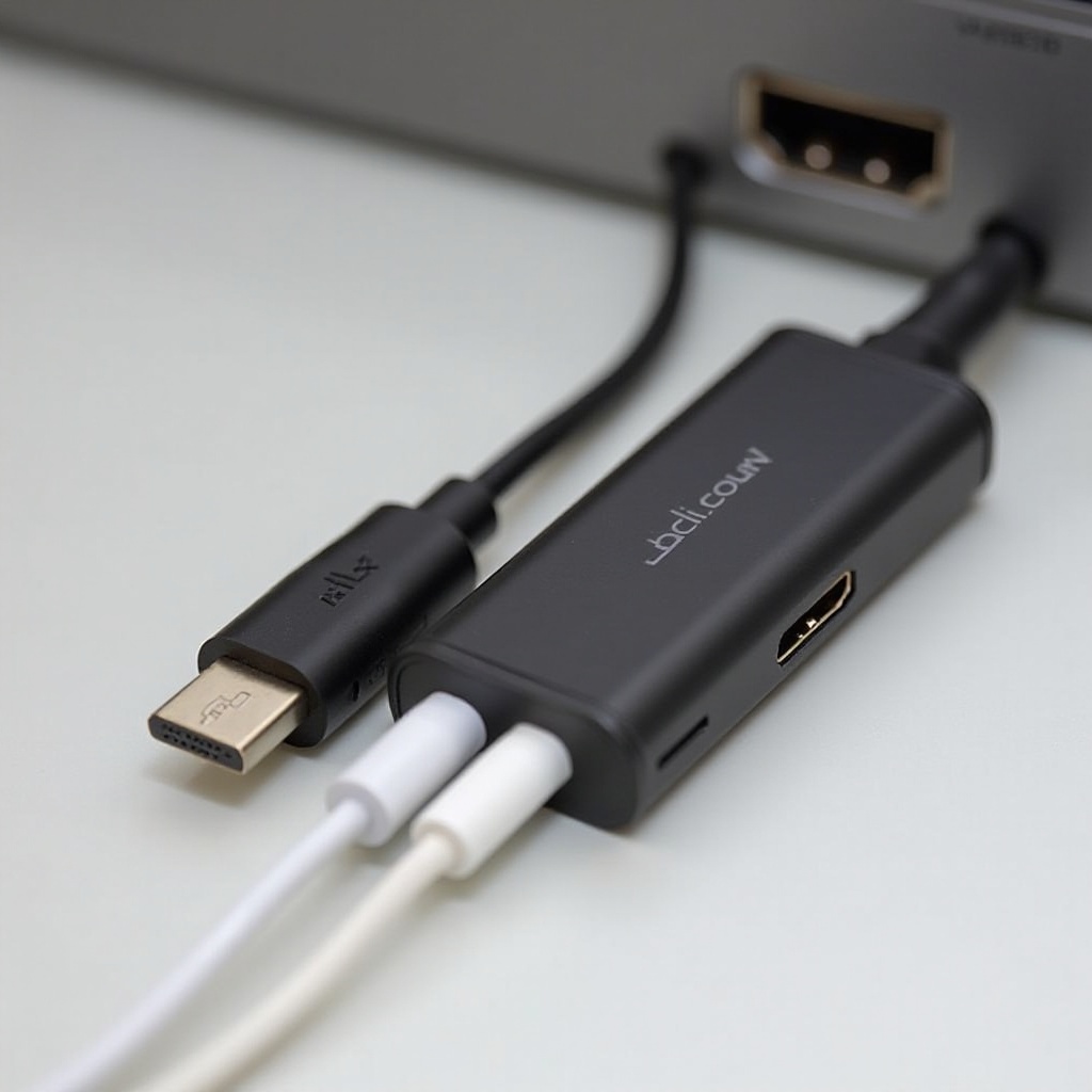 كيفية بث الهاتف السلكي إلى التلفاز باستخدام USB-C