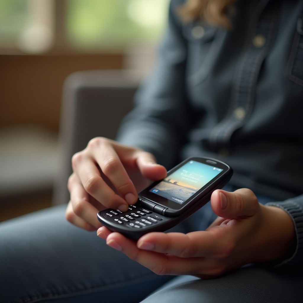 usamobile warp light na preklopnom telefonu