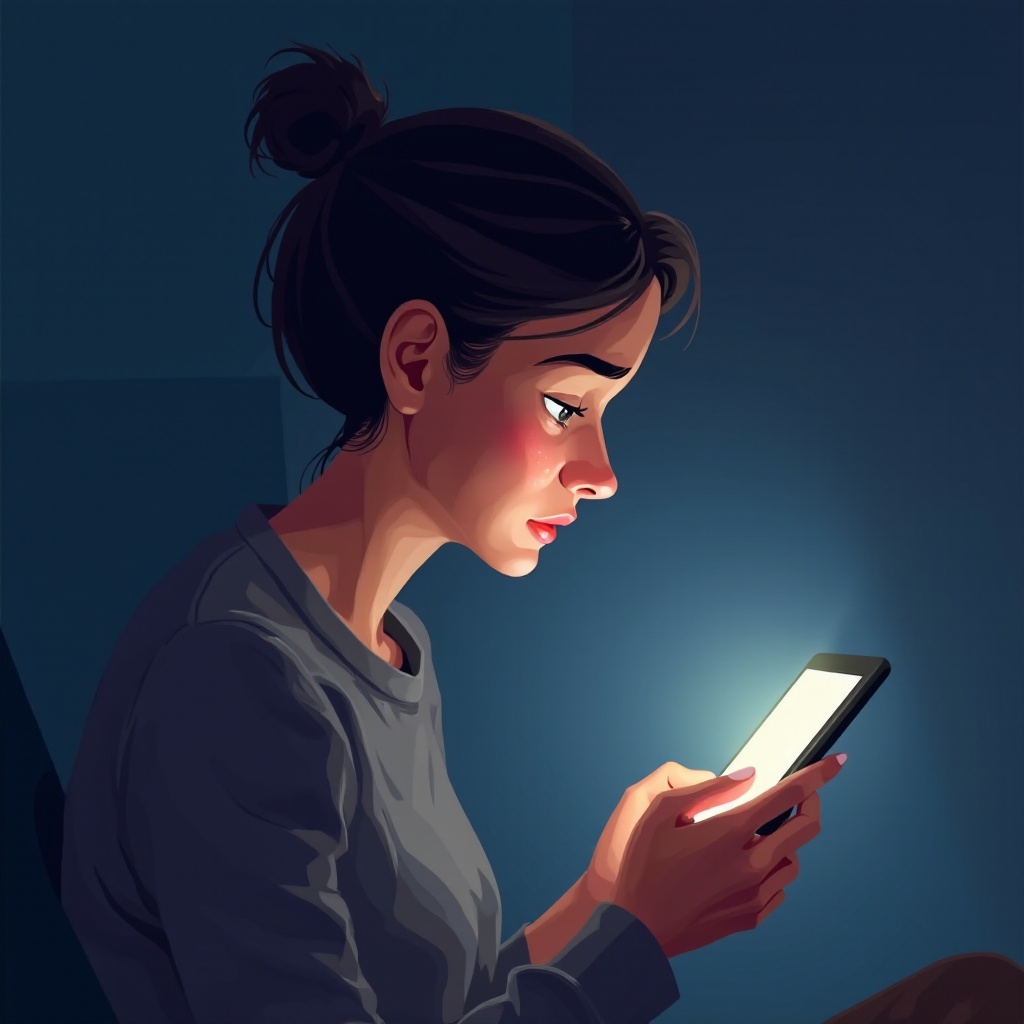 هل يمكنني أن أفقد بصري من استخدام هاتفي