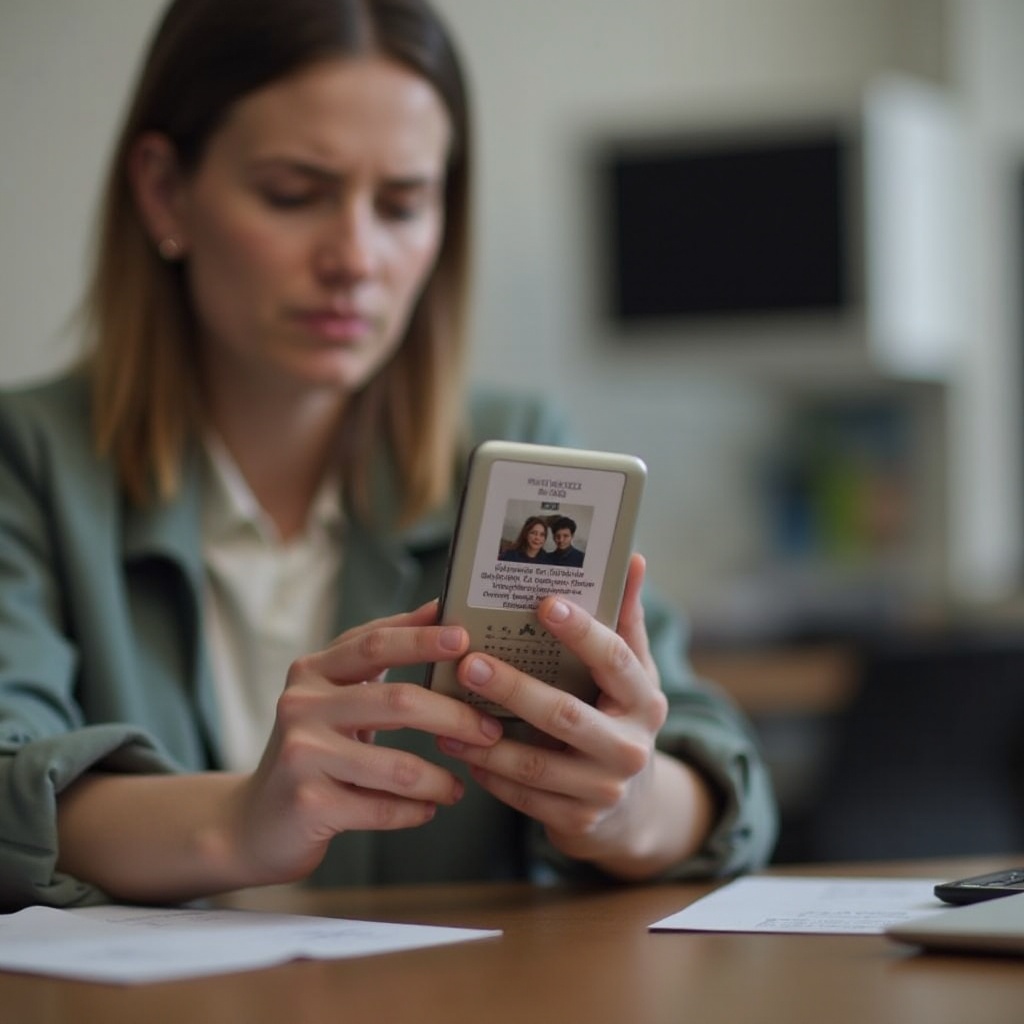 id.me spune că telefonul nu recunoaște fotografia
