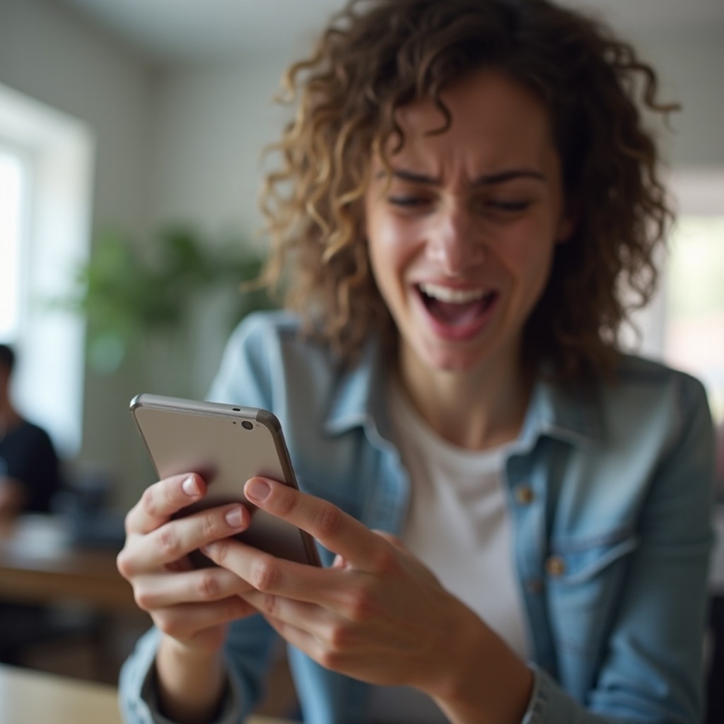 id.me spune că telefonul nu recunoaște fotografia
