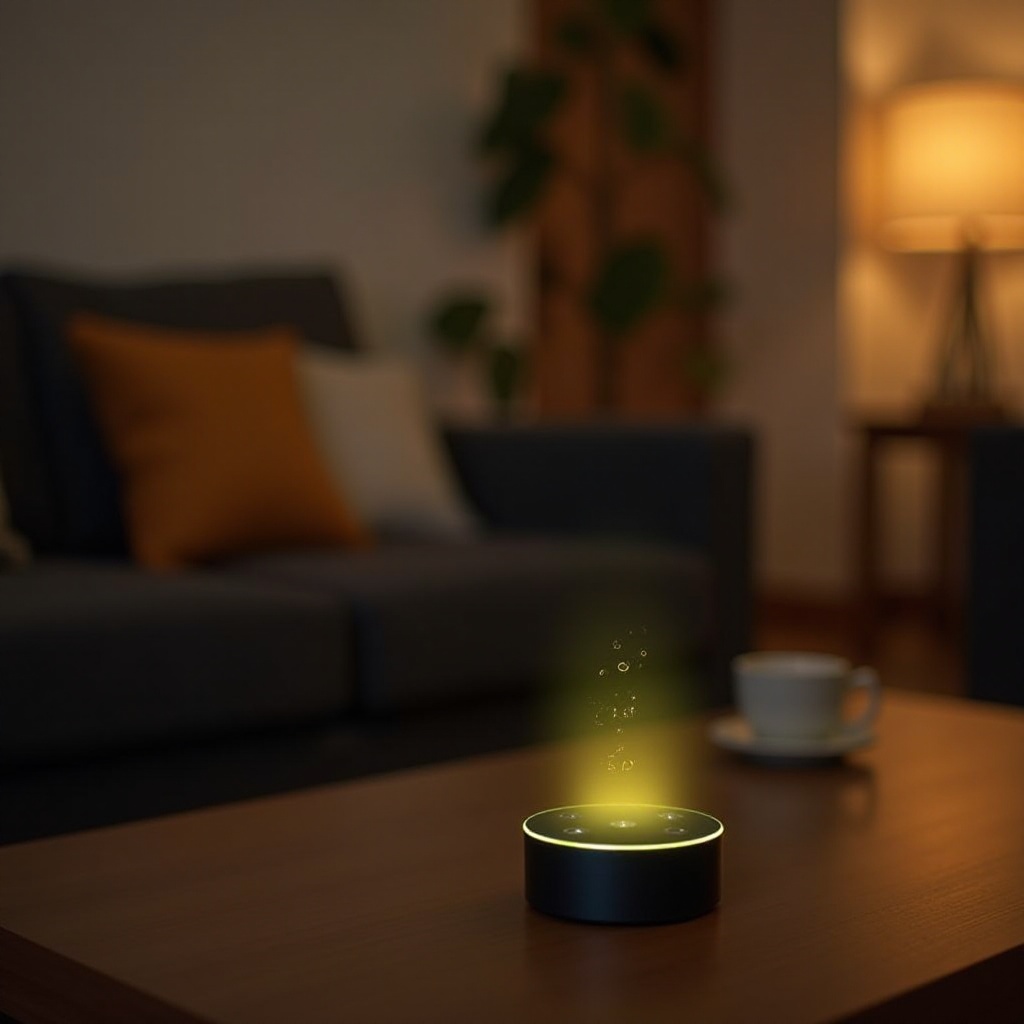 what does it mean when your alexa is yellow